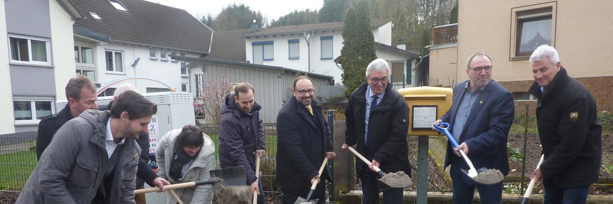 Spatenstich Breitband