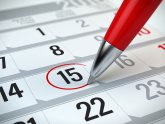 Concept of important day, reminder, organizing time and schedule Concept of important day, reminder, organizing time and schedule